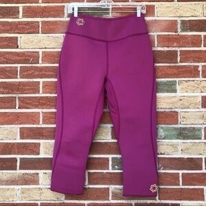 Zaggora CELU-LITE Technology Purple Cropped Hot Pants